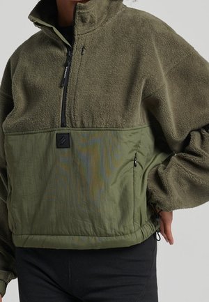 Sweat zippé - khaki