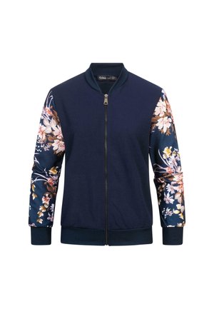 Cloud 5ive WITH FLOWER SLEEVES - Blouson Bomber - navy multicolor