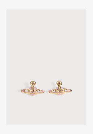 Vivienne Westwood, SMALL NEO BAS RELIEF EARRINGS - Σκουλαρίκια - gold-coloured/light pink