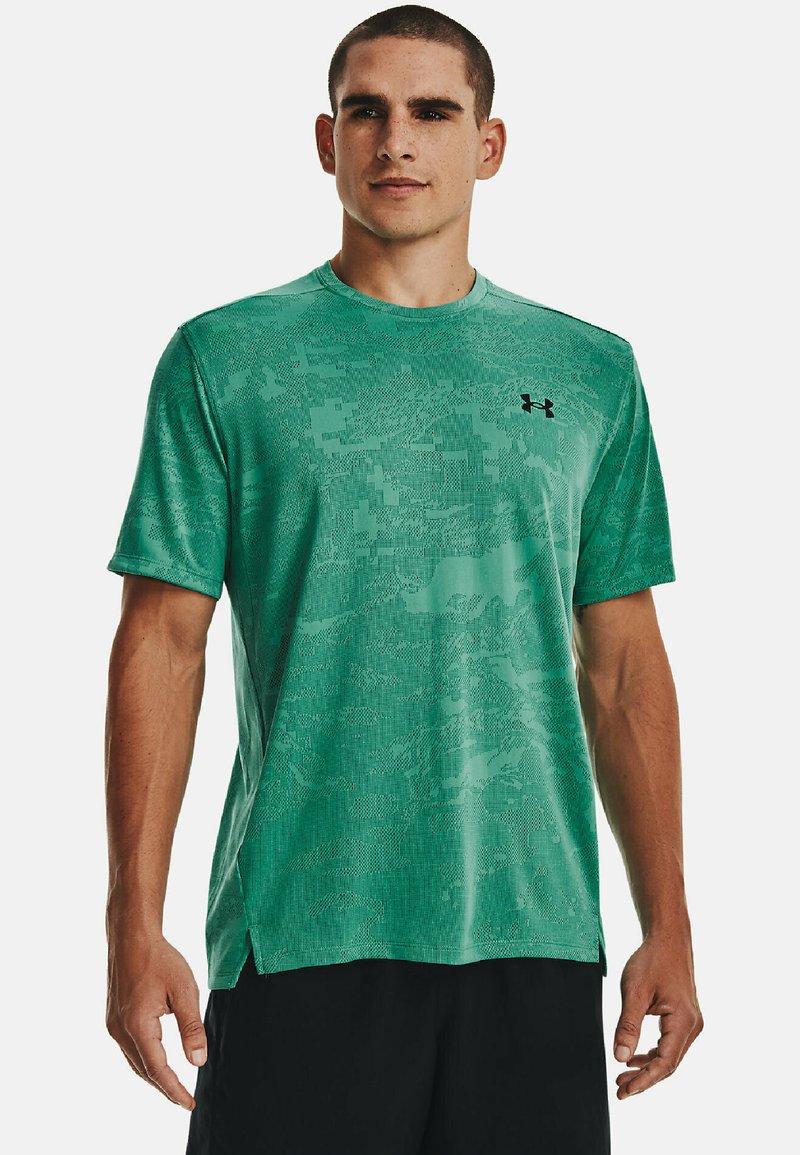 Under Armour TECH VENT JACQUARD SS Sport Tshirt birdie green/groen