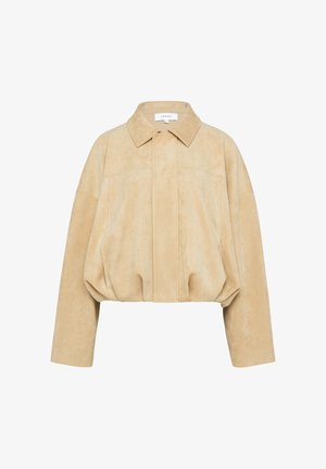 comma, Faux leather jacket - sandstein