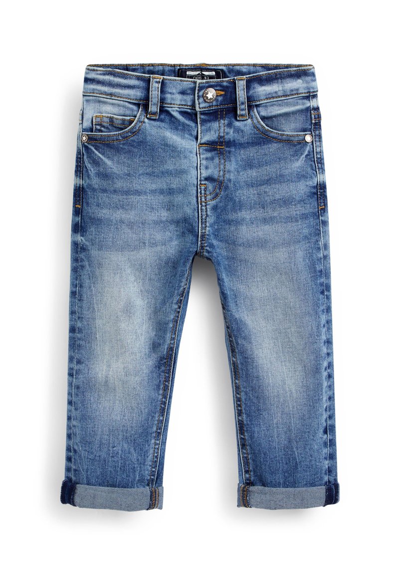 Next WITH STRETCH - Traperice ravnih nogavica - light blue