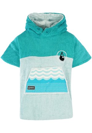 MINI UMZIEHHILFE STRANDACCESSOIRE SURFPONCHO - Badekåber - hellblau