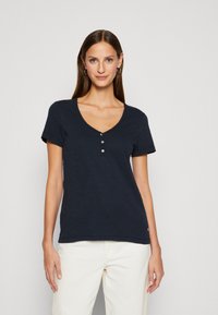 Mos Mosh BASIC TEE - Jednoduché tričko - salute navy