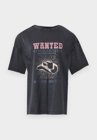 JDYCARLA O NECK STUD - T-shirt print - phantom