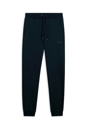 Pantaloni da jogging neri a tapered con vita regolabile, tasche laterali e logo "FREDDY" sulla coscia destra.