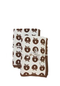 Småfolk 2ER-PACK 50 100 MIT ÄPFELN - Badehåndklæde - brown