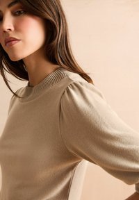 Next COSY CREW NECK REGULAR FIT - T-paita - mole brown