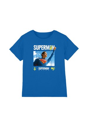 Warner Brothers, SUPERMAN 2025 SUPERMAN COMIC RUN UNISEX - Print T-shirt - royal blue