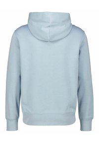 GANT SHIELD FULL ZIP HOODIE - Sweater met rits - hellblau