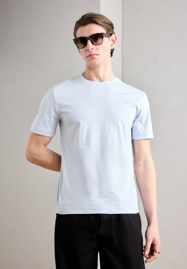 SHORT SLEEVE LOGO CREWNECK - Basic T-shirt - starlight