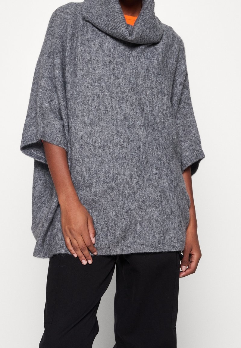 ONLY Pončo - mottled grey