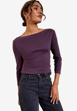 Friends Like These, Pikkade varrukatega topp - aubergine purple