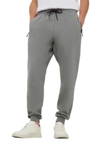 Terranova TECNICO CON TASCHE CON ZIP - Pantaloni sportivi - grigio piombo