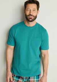 Next LIGHTWEIGHT  SET - REGULAR FIT - Pidžaamad - teal blue pink check