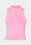 VANISH SEAMLESS WASHED - Tops - shaded fuchsia/white