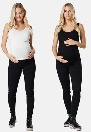 Chelsea Clark 2-PACK BREASTFEEDING - Débardeur - white/black