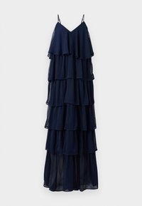 VIHARLEY RUFFLE MAXI DRESS - Maxi-jurk - navy