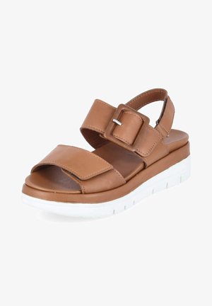 Beliana, Plateausandalette - braun