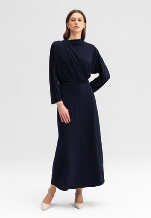 WRAPPED WITH CAP - Maxi dress - dark blue