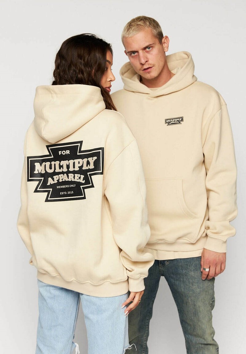 Multiply Apparel ROCKER Hoodie oyster grey/beige Zalando.be