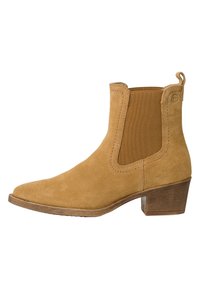 Kotníkové boty - camel