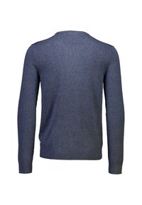 Lindbergh O NECK - Stickad tröja - dk blue blend