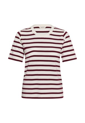 Part Two, RATANIPW TS - T-Shirt print - tawny port stripe