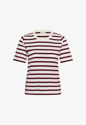 Part Two, RATANIPW TS - T-shirt imprimé - tawny port stripe
