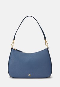 Lauren Ralph Lauren CROSSHATCH LEATHER MEDIUM DANNI BAG - Ručna torba - pale azure