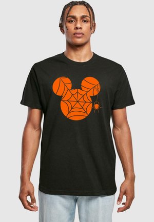 MICKEY MOUSE - HALLOWEEN COBWEB  - Print T-shirt - black