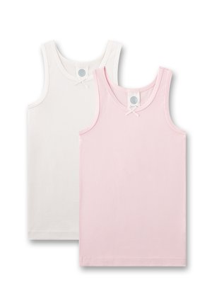 Sanetta, MÄDCHEN-UNTERHEMD (DOPPELPACK) ROSA & CREME - Unterhemd/-shirt - rosa