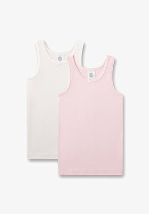 Sanetta, MÄDCHEN-UNTERHEMD (DOPPELPACK) ROSA & CREME - Unterhemd/-shirt - rosa