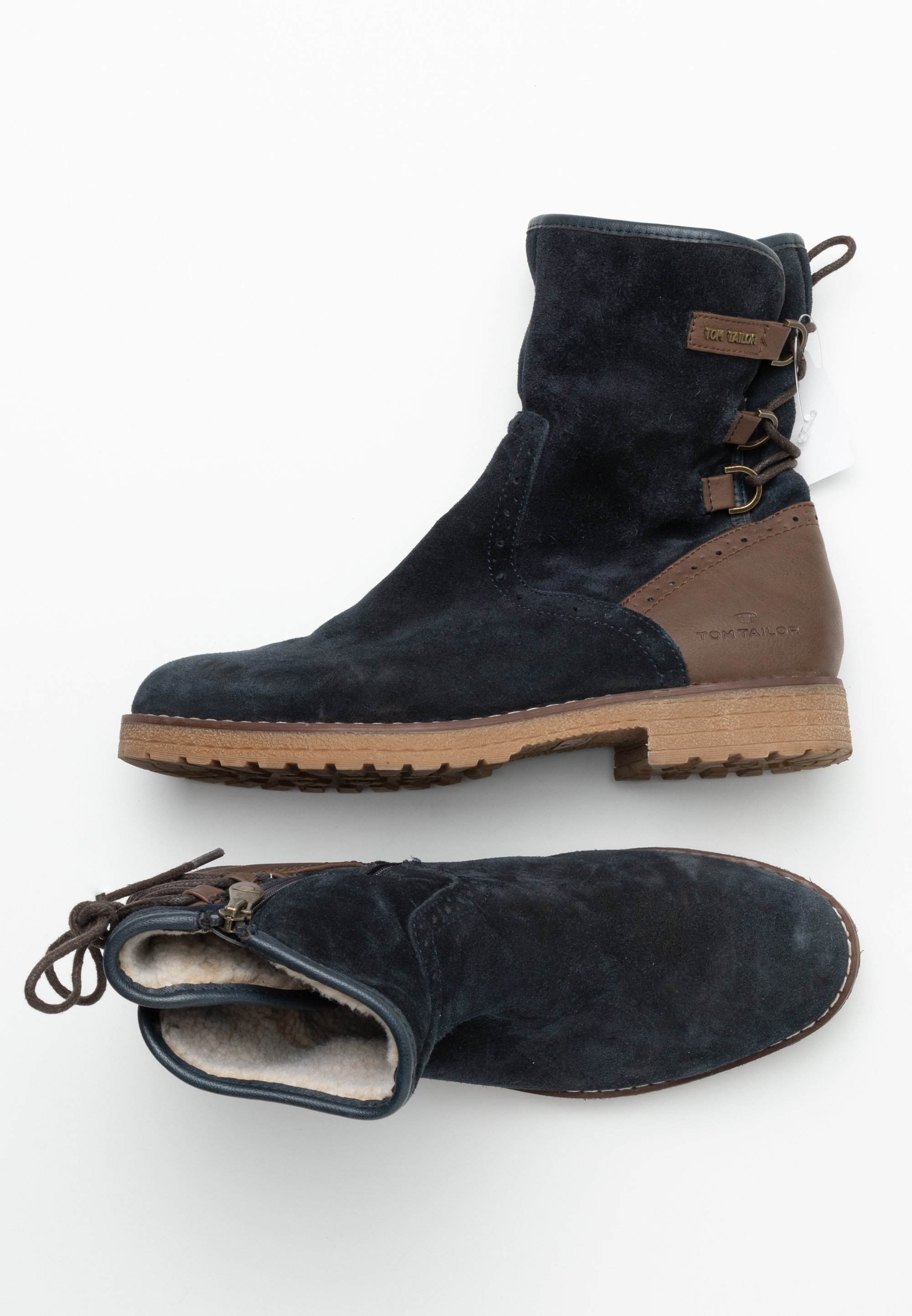 Stiefel Tom Tailor Boots Damen Blau TOM TAILOR Ankle Boot Blue