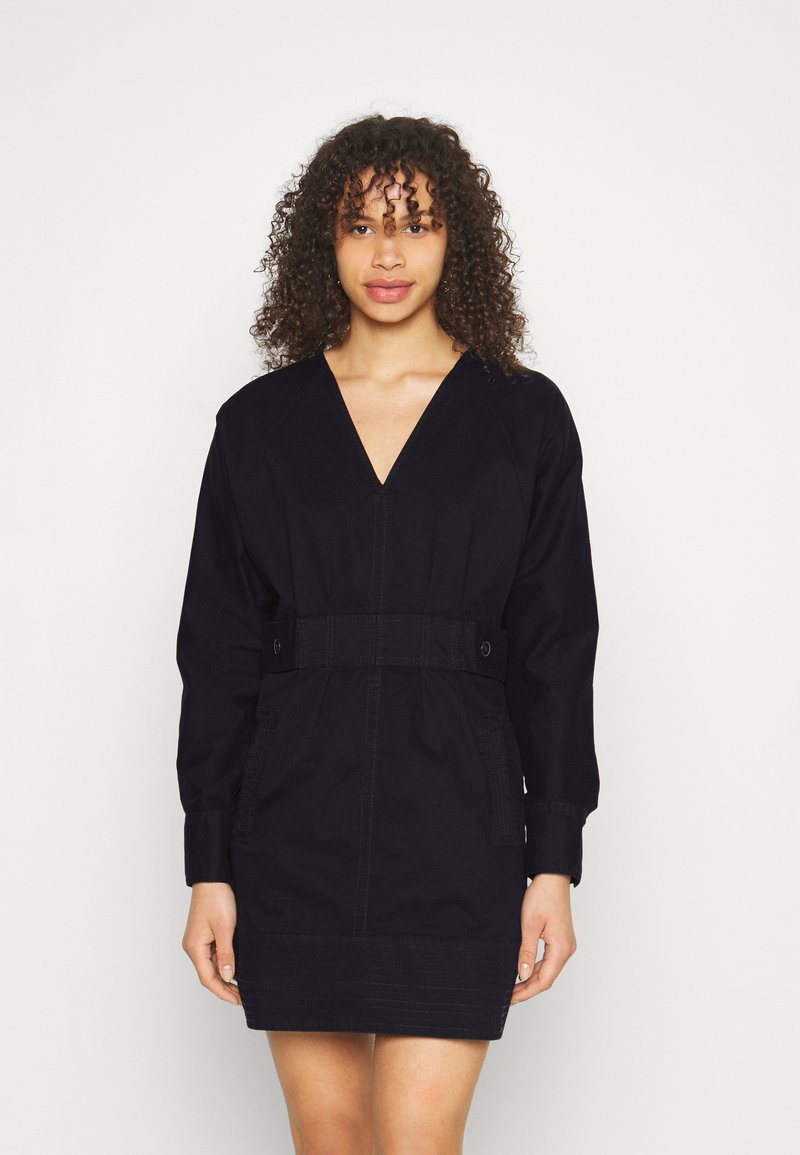 Banana Republic Tall CINCHED WAIST MINI Day dress black Zalando.ie