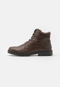 Pier One Botines con cordones - brown