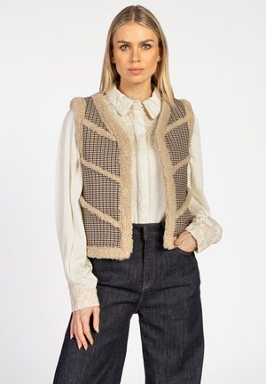 NARIN PIED - Bodywarmer - bison brown