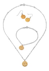 Silver & Gems VINTED FLOWER - JEWELLERY SET   - Naszyjnik