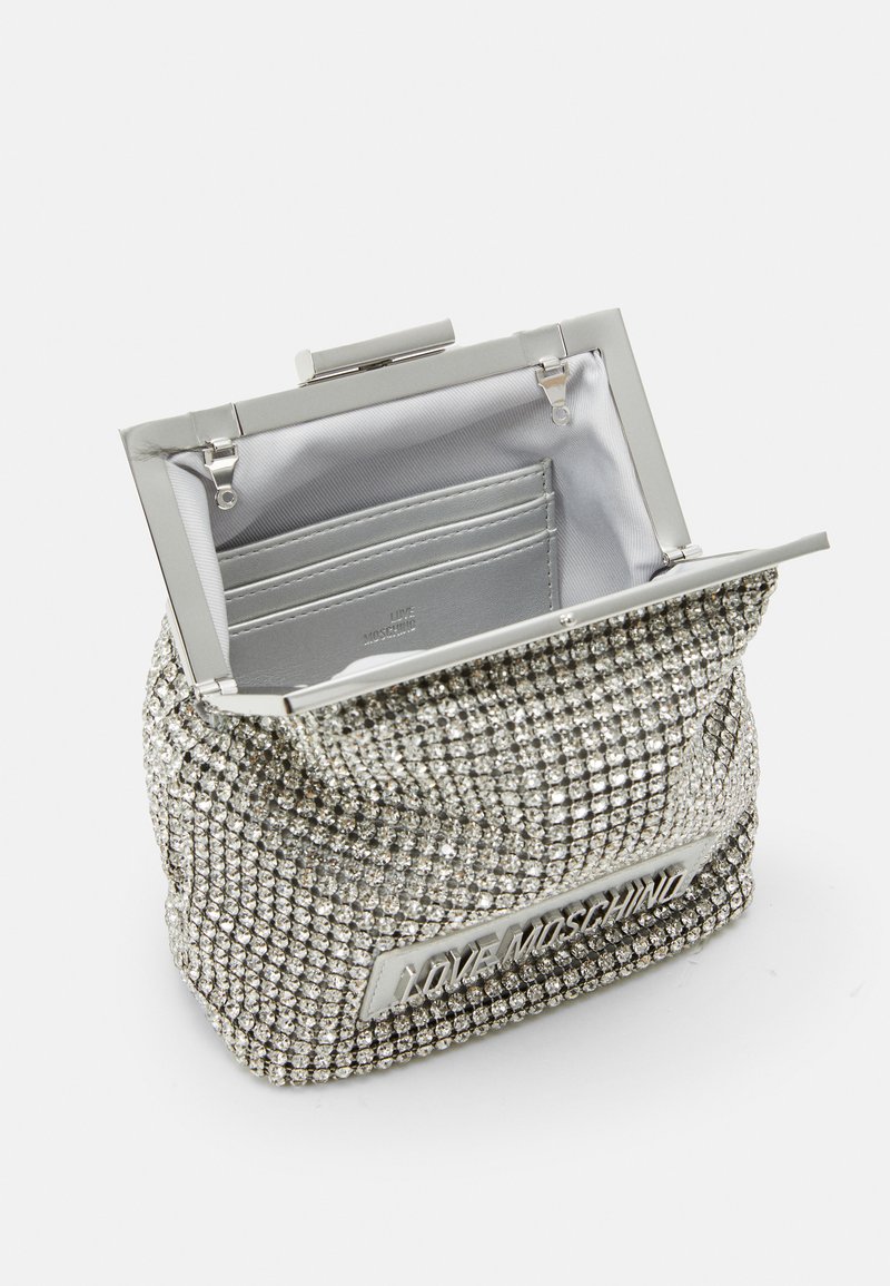 Love Moschino BLING BLING - Handtasche - silver-coloured 