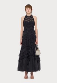 Needle & Thread ELIA HALTER NECK GOWN - Iltapuku - graphite