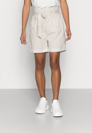 VMEVA PAPERBAG COT - Shorts - snow white/silver mink