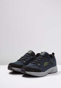 Skechers OAK CANYON - Baskets basses - navy/lime