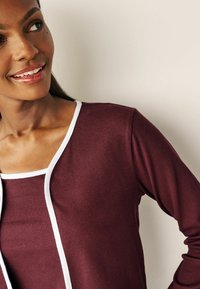 Next SET  - REGULAR FIT - Kardigan - berry red
