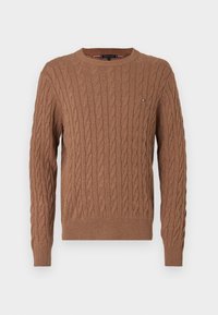CLASSIC CABLE CREW NECK - Camisola - highland khaki