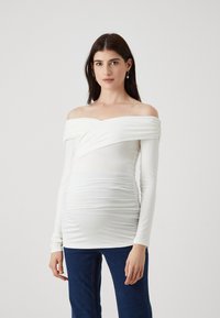 Anna Field MAMA - Bluză cu mânecă lungă - off-white Imagine miniatură 1