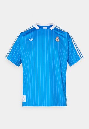 adidas Originals REAL MADRID ICON  - Print T-shirt - bluebird/white