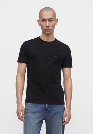 Armani Exchange EXTRA SLIM - T-shirt basique - black