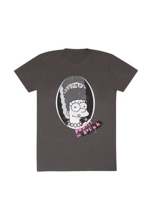 SIMPSONS MARGE PUNK - Print T-shirt - charcoal grey