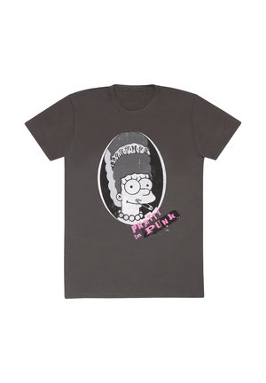 SIMPSONS MARGE PUNK - T-shirt print - charcoal grey