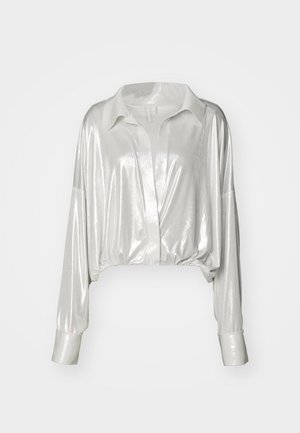 SUPER OVERSIZED BOYFRIEND - Bluza - pearl